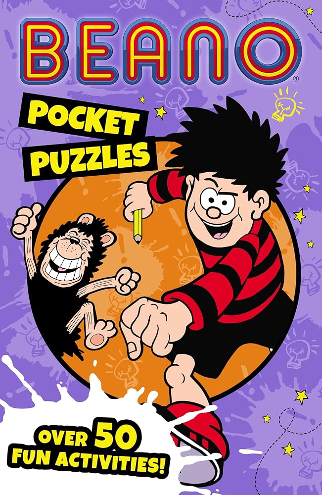 Beano Pocket Puzzles: An official Beano children’s activity book – perfect for kids aged 7, 8, 9, 10 and 11 – new for 2024! (Beano Non-fiction) cover image