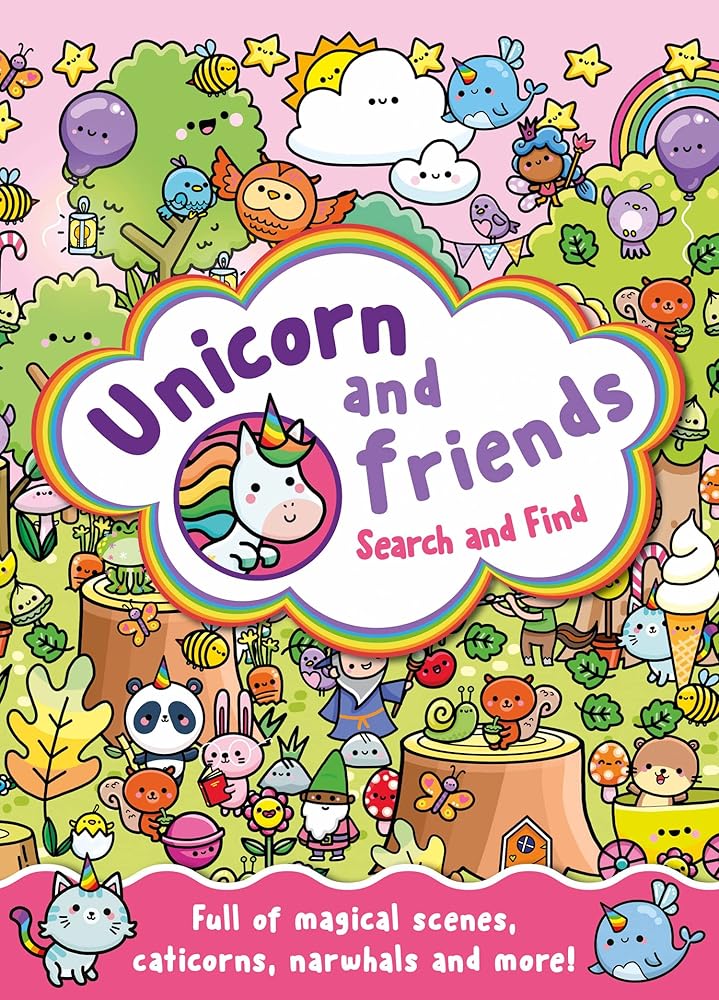 Unicorn and Friends Search and Find cover image