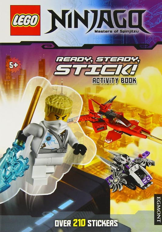 Lego (R) Ninjago Masters of Spinjitzu: Ready Steady Stick! (Sticker Activity Book) cover image