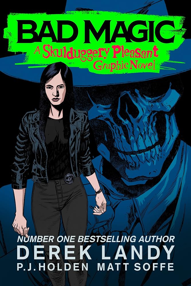Bad Magic: An original, full-colour graphic novel in the Sunday Times bestselling fantasy detective series (Skulduggery Pleasant) cover image