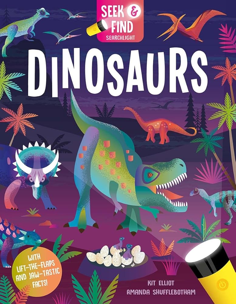 Seek and Find Dinosaurs cover image